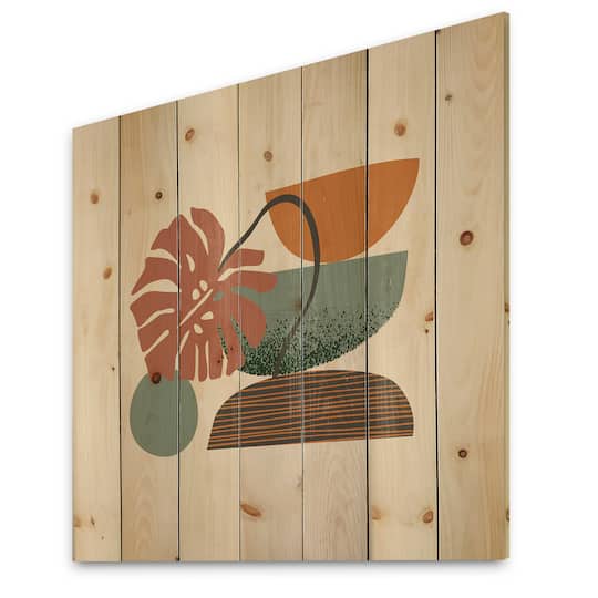 Designart - Colorful Geometric Abstract Art Collage III